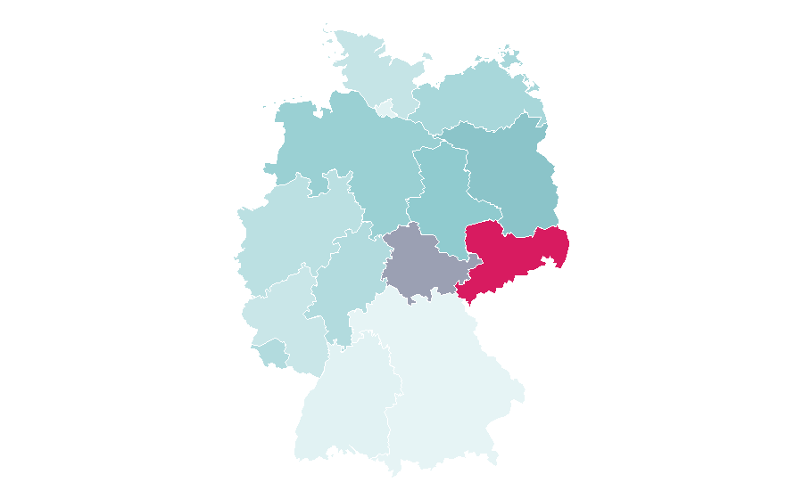 Affinity by region — Computer desk, Germany