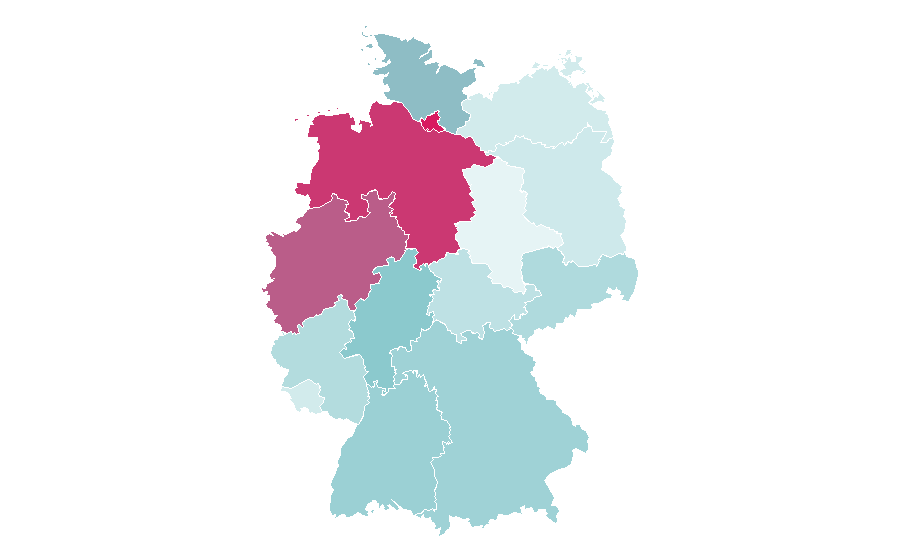Affinity by region — Computer file, Germany
