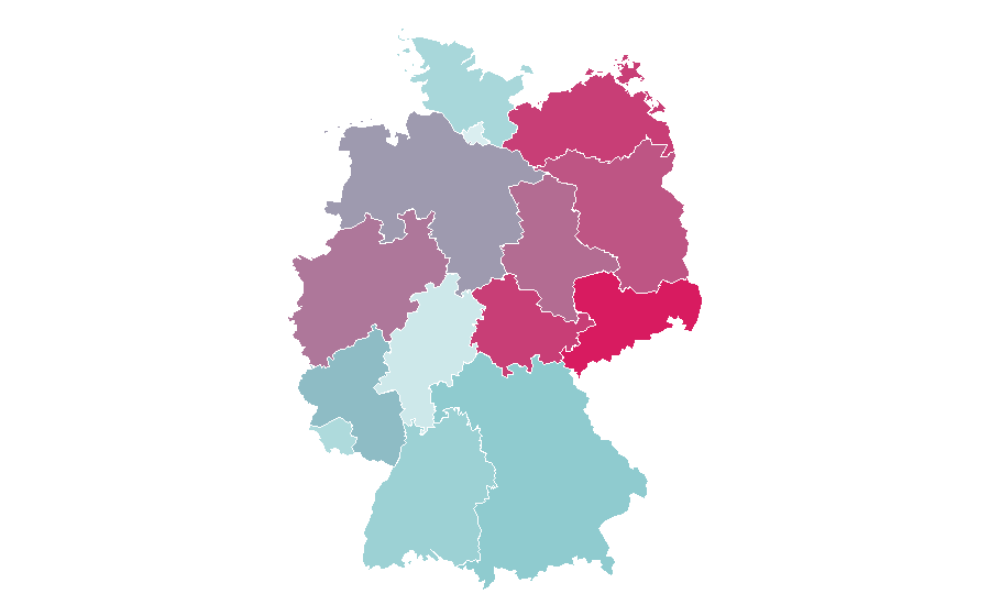 Affinity by region — Conchita Wurst, Germany