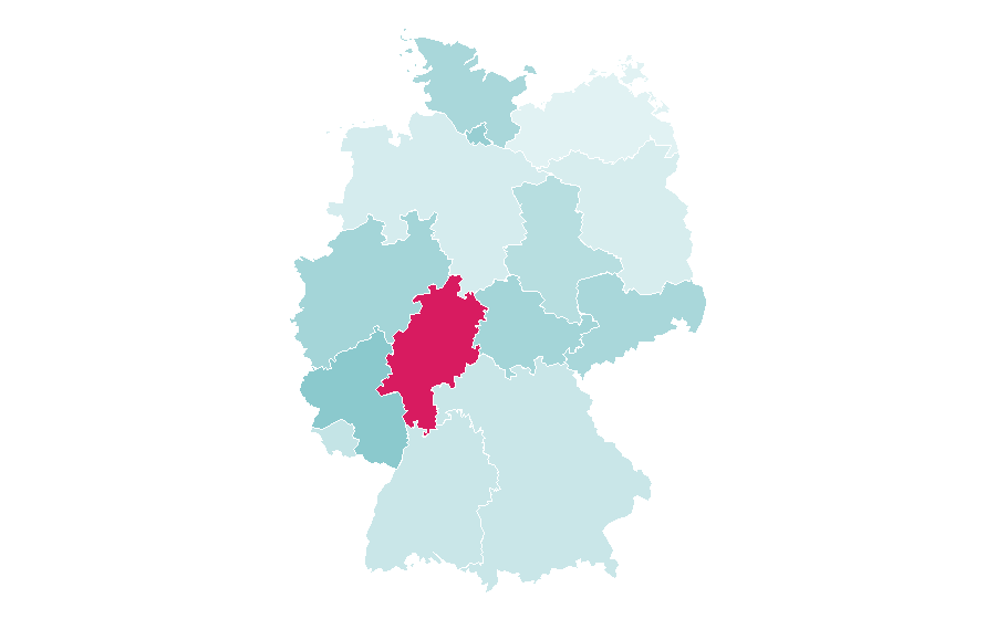 Affinity by region — Condor Flugdienst, Germany