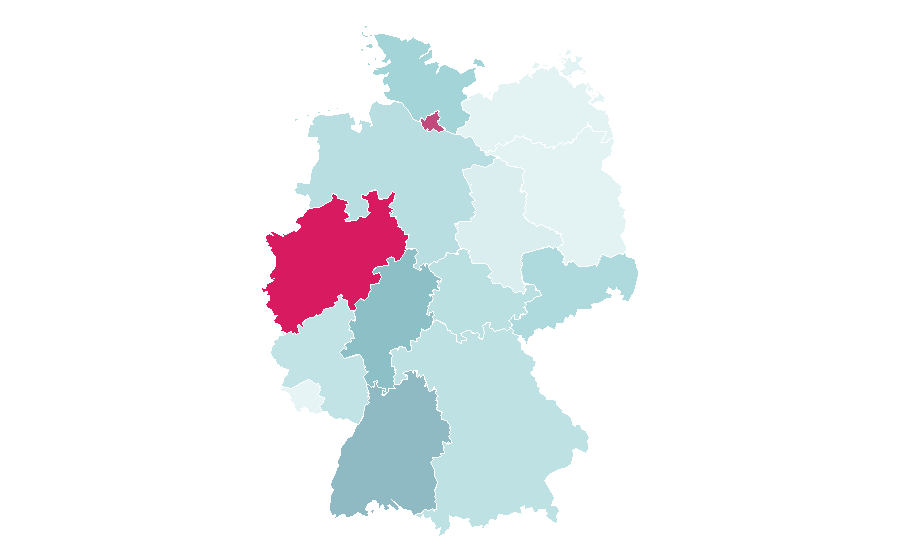 Affinity by region — Confucius, Germany