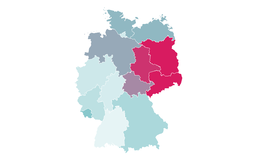 Affinität nach Region — Connie Francis, Deutschland