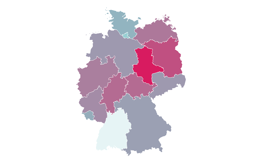 Affinity by region — Connie Nielsen, Germany