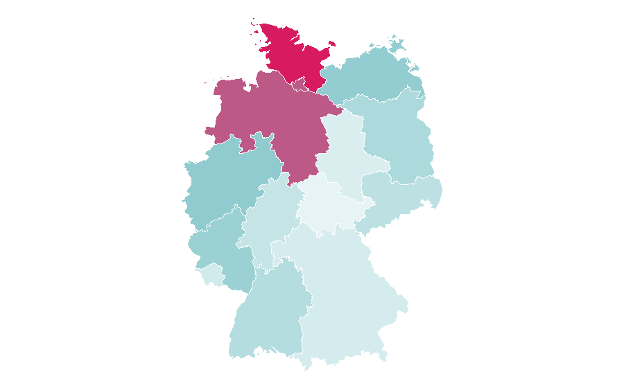 Affinity by region — Constantin Schreiber, Germany