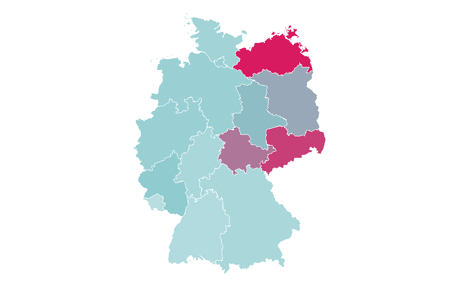 Affinity by region — Constellation, Germany