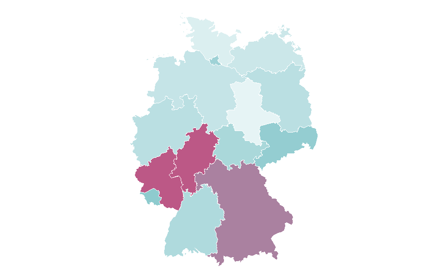 Affinity by region — Constitution, Germany