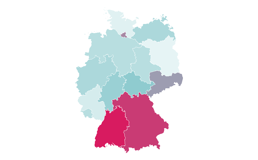 Affinity by region — Construction set, Germany