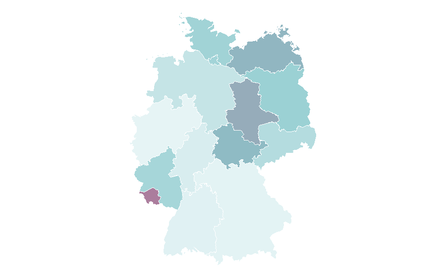 Affinity by region — Container garden, Germany