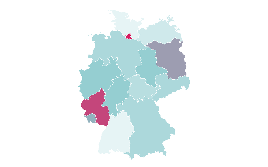 Affinity by region — Conversion marketing, Germany