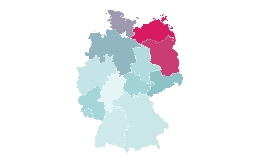 Affinity by region — Cookie Clickers, Germany