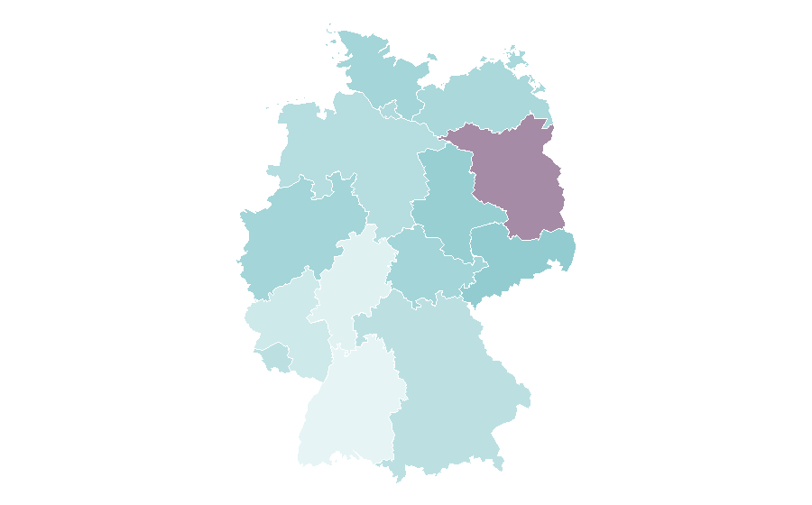 Affinité par région — Cookware and bakeware, Allemagne