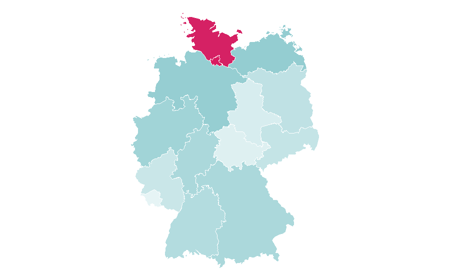 Affinity by region — Copenhagen, Germany