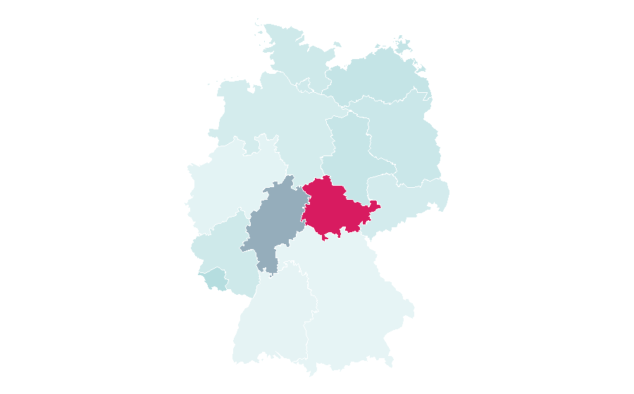 Affinity by region — Cosmetic dentistry, Germany