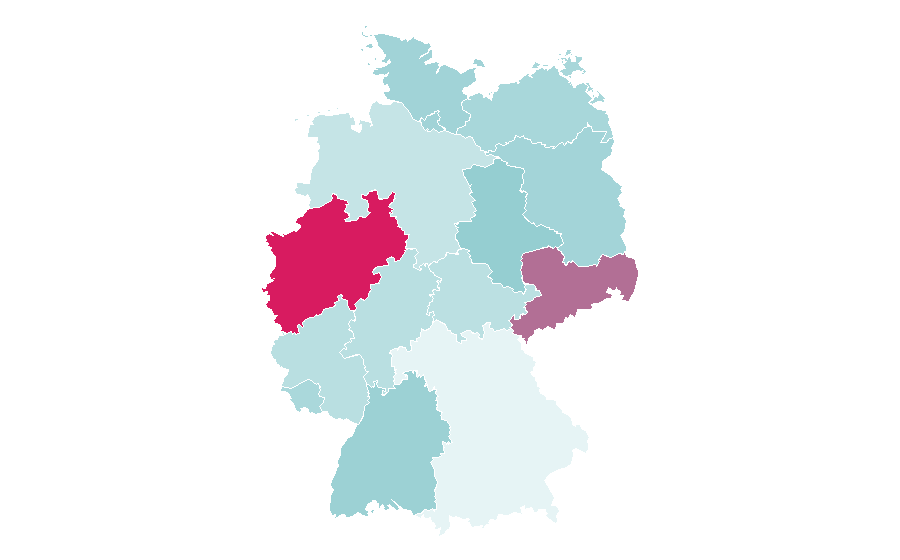 Affinity by region — Cosmic Gate, Germany