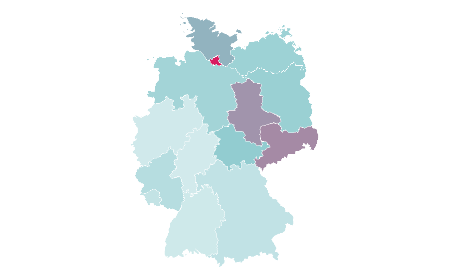 Affinity by region — Costa Favolosa, Germany