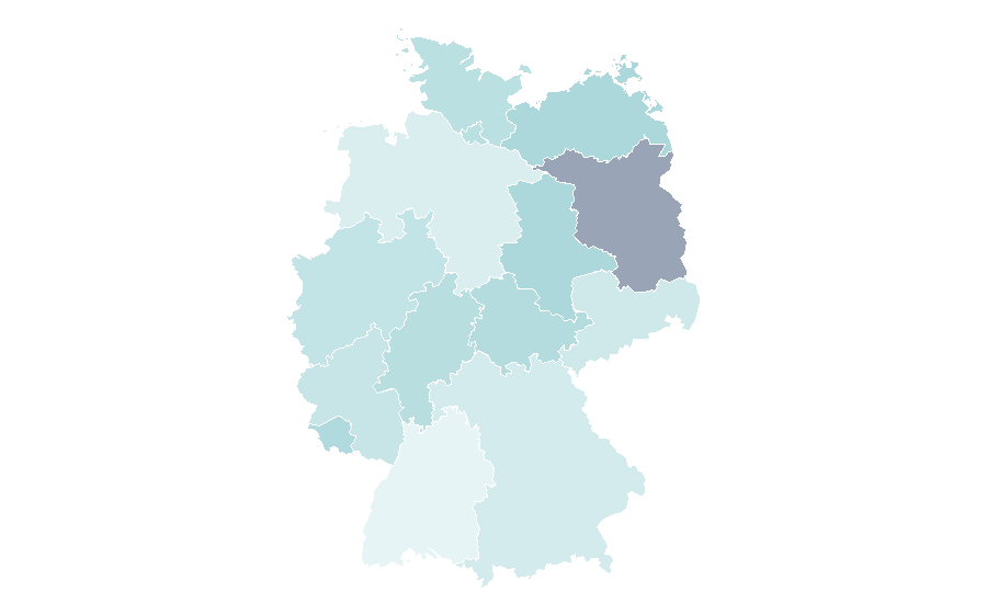 Affinity by region — Costume party, Germany