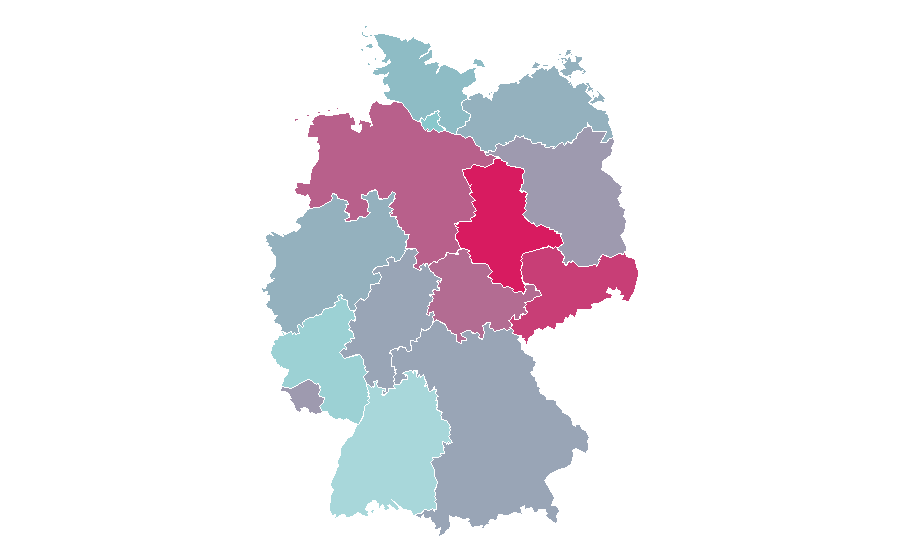Affinity by region — Countdown (supermarket), Germany