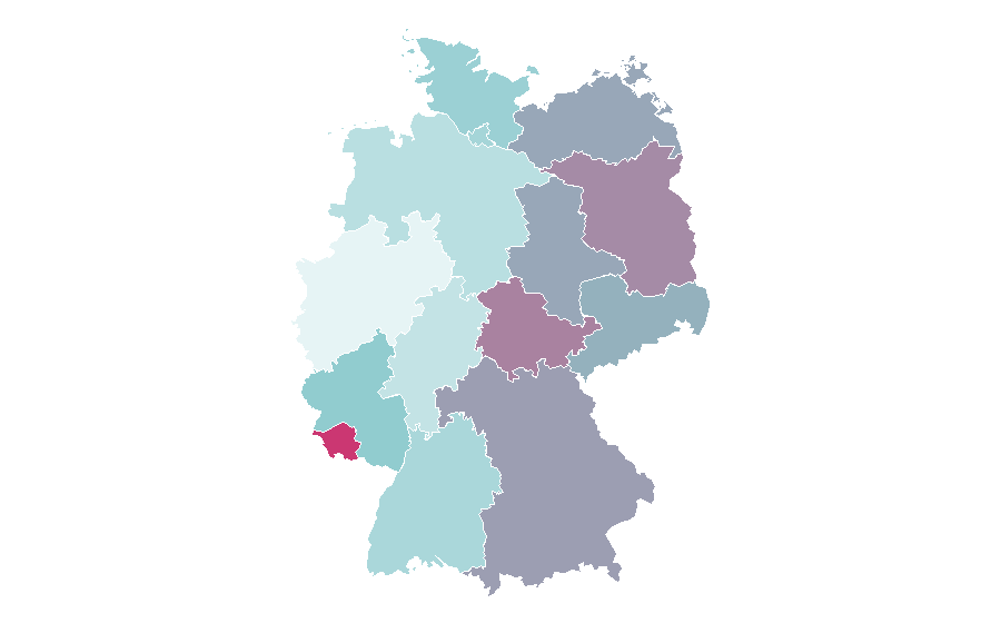 Affinity by region — Country rock, Germany