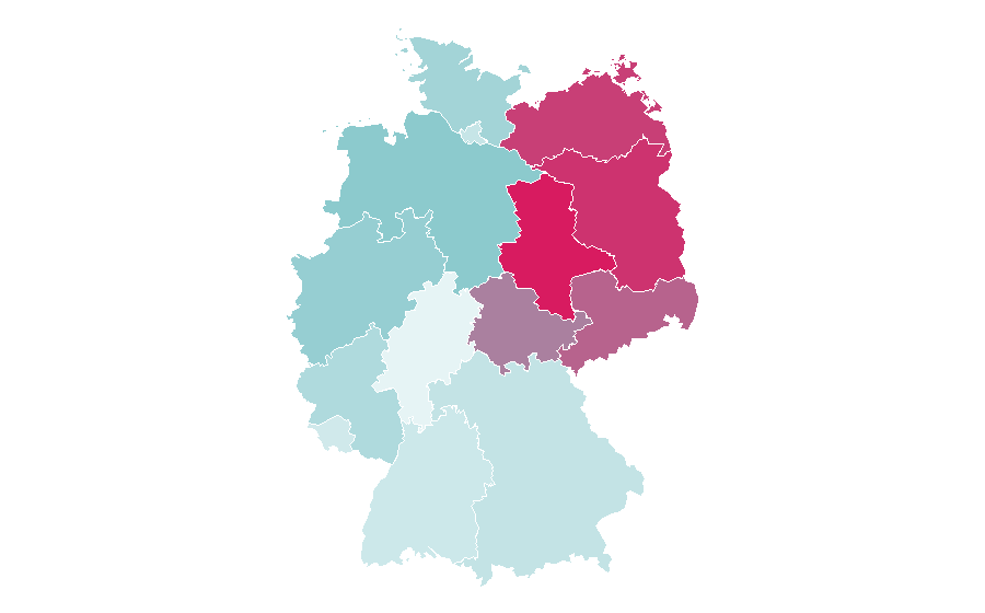 Affinity by region — Court, Germany