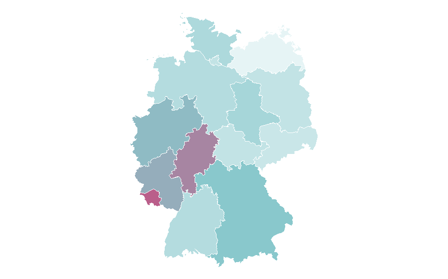 Affinity by region — Courteney Cox, Germany