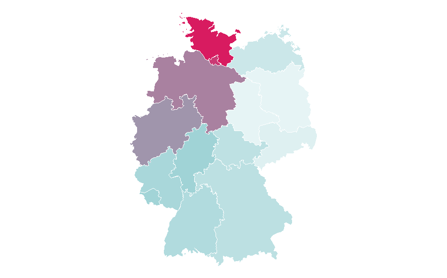 Affinity by region — Crab, Germany