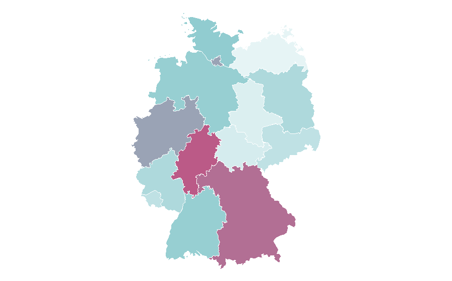 Affinity by region — Crazy, Stupid, Love., Germany