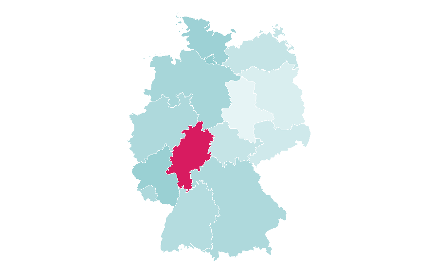 Afinidad por región — Cream, Alemania