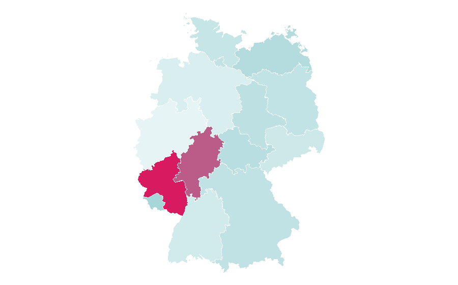 Affinity by region — Credit union, Germany