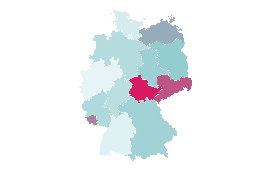 Affinity by region — Creedence Clearwater Revival, Germany