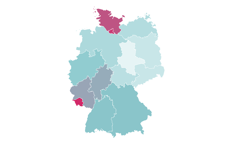 Affinity by region — Crêpe, Germany