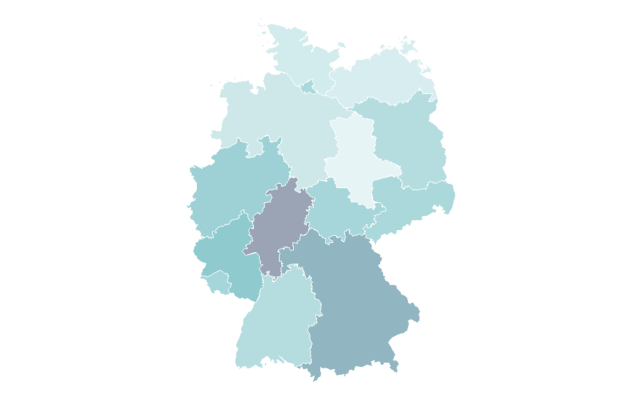 Affinity by region — Crows, Germany