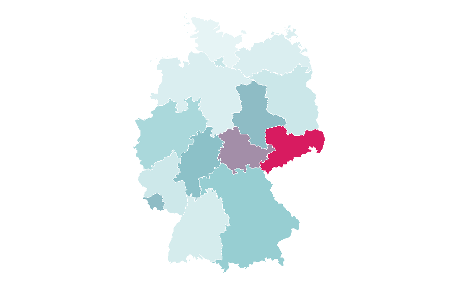 Affinité par région — Crystal, Allemagne