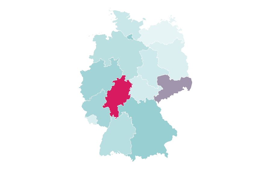 Affinity by region — Crystal Palace, Germany