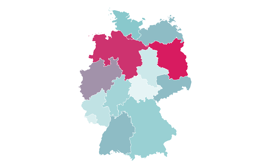 Affinity by region — Culcha Candela, Germany