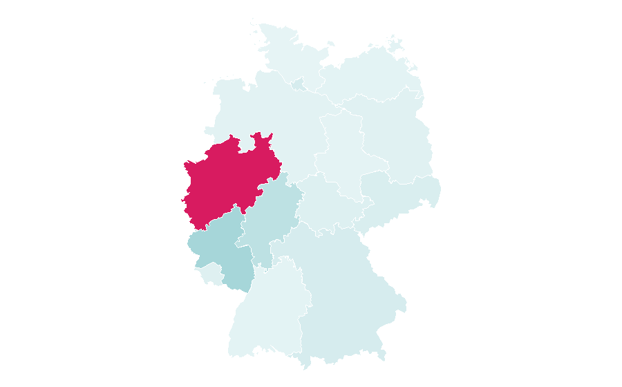 Affinity by region — Cultural center, Germany
