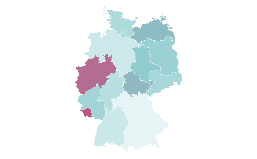 Affinity by region — Culture of the United Kingdom, Germany