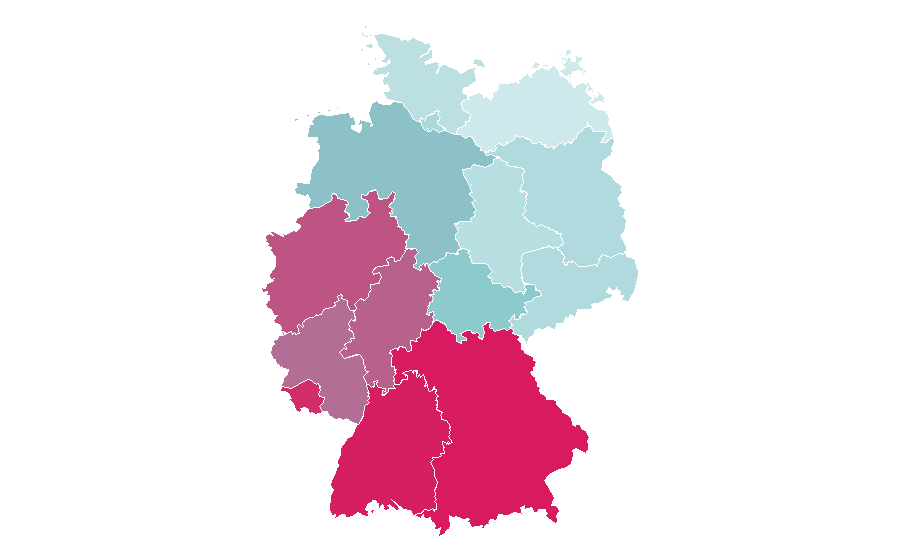 Affinity by region — Cupra Ateca, Germany