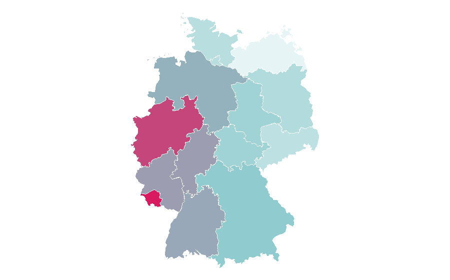 Affinità per regione — Curly Hair, Germania