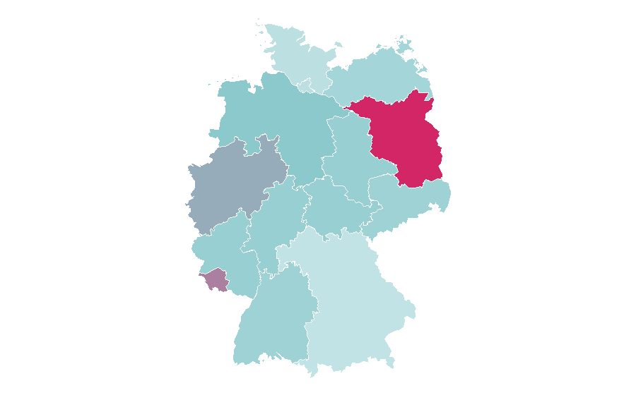 Affinity by region — Custom car, Germany