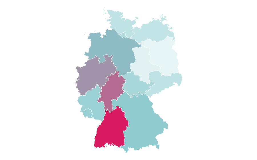 Affinity by region — Customer satisfaction, Germany