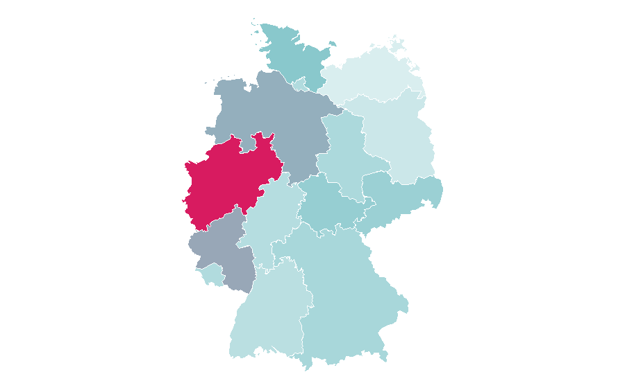 Affinity by region — Cut flowers, Germany