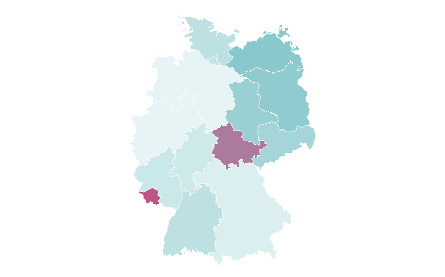 Affinité par région — Cutting tool (machining), Allemagne