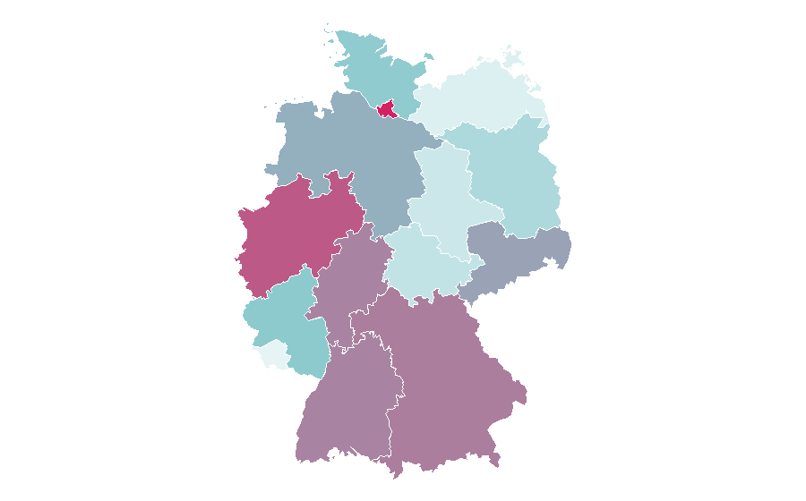 Affinität nach Region — Cyber Monday, Deutschland
