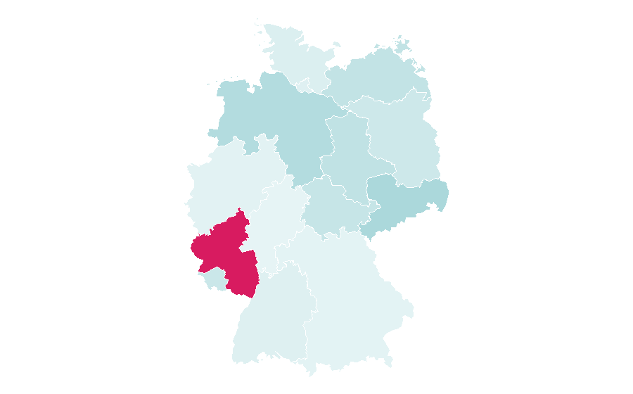 Affinité par région — Cycling team, Allemagne