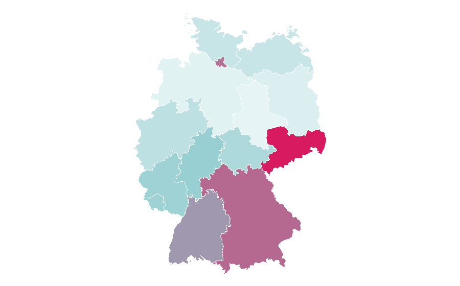 Affinity by region — Cyclo-cross, Germany