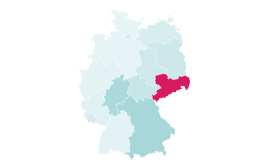 Affinity by region — Czech language, Germany