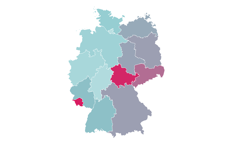 Affinity by region — Dacia Dokker, Germany