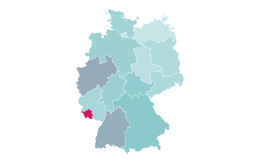 Affinity by region — Dacia Sandero, Germany