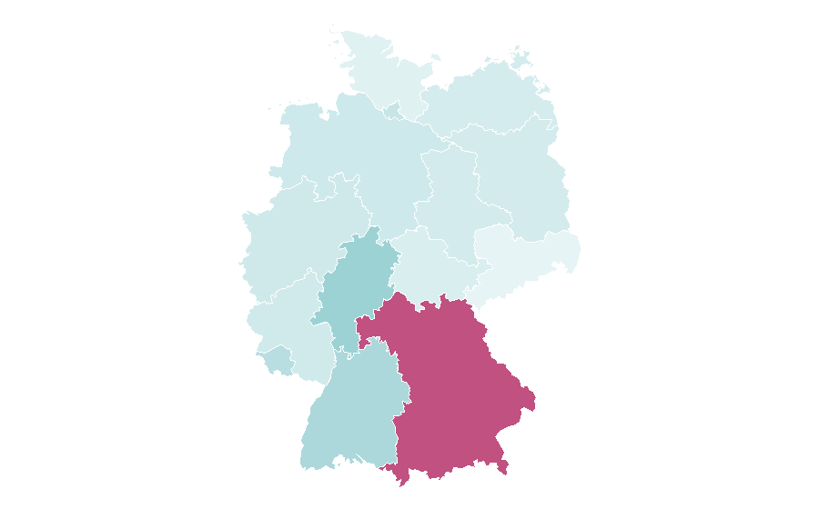 Affinity by region — Dagospia, Germany