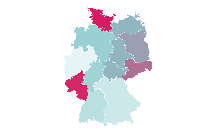 Affinity by region — Daily Jokes, Germany